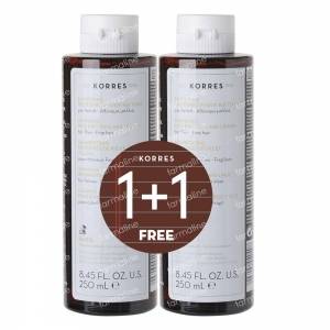 Korres Shampoo Rice & Tile 1+1 500 ml
