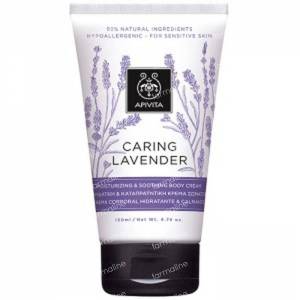 Apivita Caring Lavender Moisturizing Relaxing Body Cream 150 ml
