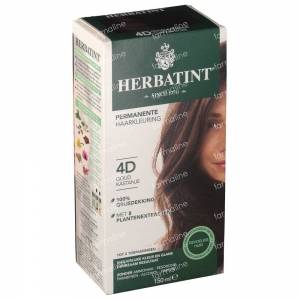 Herbatint Permanent Hair Coloring Golden Chestnut 4D 150 ml