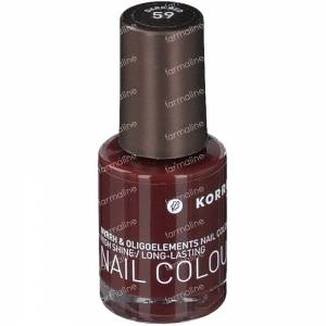 Korres Nail Colour 59 Dark Red 10 ml