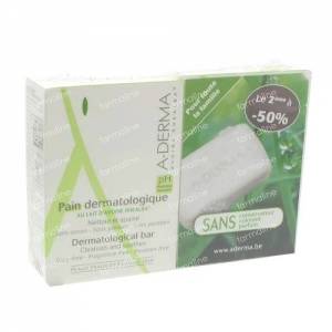 A-Derma Dermatological Soap Bar Duo 200 g