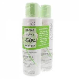 A-Derma Exomega Emollient Cleansing Oil Duo -50% 2 x 500 ml