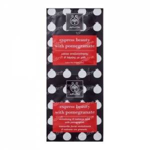 Apivita Express Revitalizing and Radiance Mask With Pommegranate 16 ml