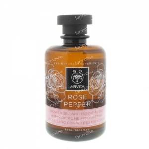 Apivita Showergel Rose&Pepper 300 ml
