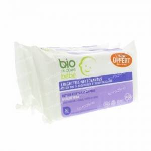 Bio Secure Baby Wipes 2x50 + 1 Free 100 St