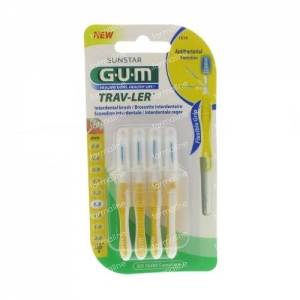 Gum Trav-Ler Interdent 1.3mm 4 items