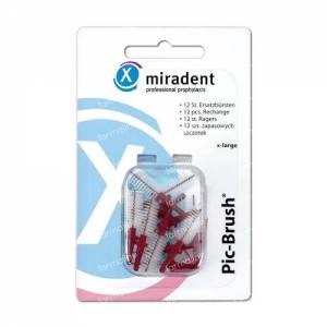 Miradent Pic-Brush Brush Bordeaux 12 St