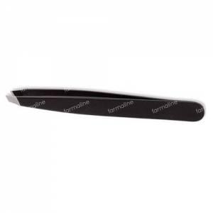 Mà¶rser Tweezers Black Angled Tip 1