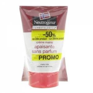 Neutrogena Concentrated Non Scented Hands Cream Duopack 100 ml