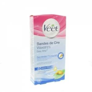 Veet Wax Strips Cold Sensitive Skin 40 items